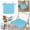 Sky Blue, variant on Outdoor Indoor Chair Cushions Outdoor Indoor Waterproof Seat Cushions, 16x16 Inches Patio Chair Pads with Ties, Machine Washable Seat Pad for Home Garden Kitchen Dining Office Chair