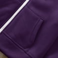thumbnail image 6 of XXWXYD Kids Pullover Sweatshirt Jacket Solid Color Zippered Casual Outerwear for Boys Girls | Middle Large Children & Teenagers Coats, 6 of 8