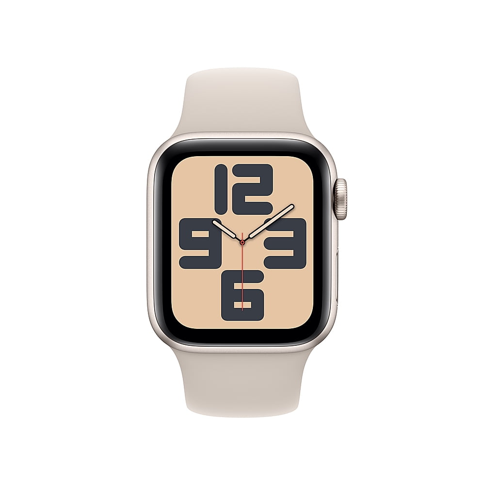 Restored Apple Watch SE 2 (GPS, 40mm) - Aluminum Case - Starlight Sport Band (Refurbished)