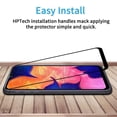 thumbnail image 5 of For Samsung Galaxy A10E [Full Coverage] Tempered Glass Screen Protector Case Friendly Protection Film For Galaxy A10E (Black), 5 of 5