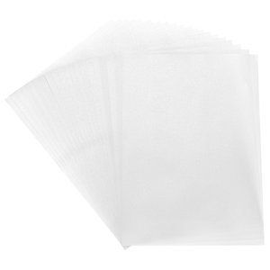 50 Feuille d'argent transparence 11.7" x 8.2" Papier Vellum imprimable pour imprimer les invitations de mariage