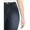 thumbnail image 3 of A3 Denim Women's Plus Size Bermuda Shorts, 11" Inseam, Sizes 16W-26W, 3 of 5