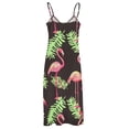 thumbnail image 5 of Flamingo Pattern Sleeveless Dress Women's Luxury Party Dress Birthday Dresses for Women, 5 of 7