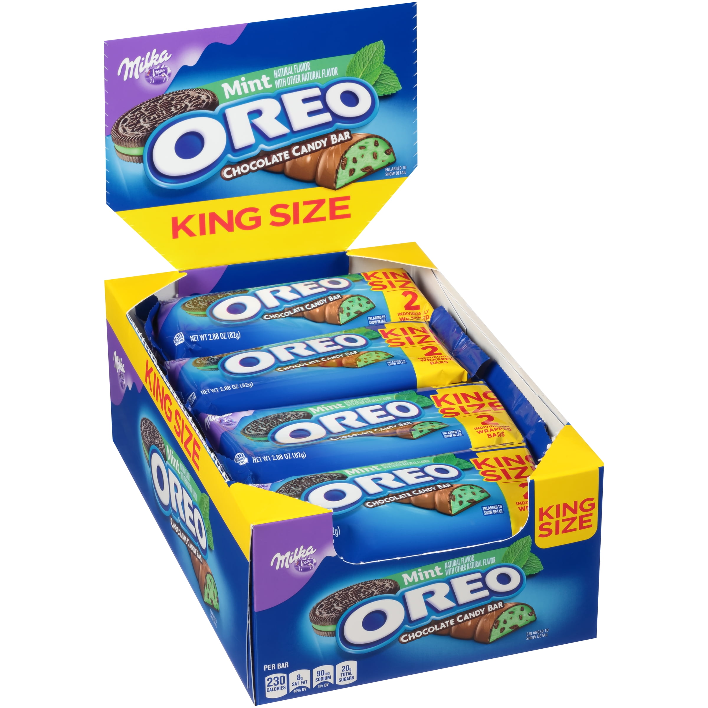 Milka Chocolate Bar Oreo Mint, 2.88 Ounce (8 Pack)