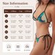 thumbnail image 5 of Balery Cool Dino Playing Skateboard Pijama Estampado Bikini de Dos Piezas para Mujer - Conjunto de Bikini Ajustable Sexy y Cómodo para Playa, 5 of 6
