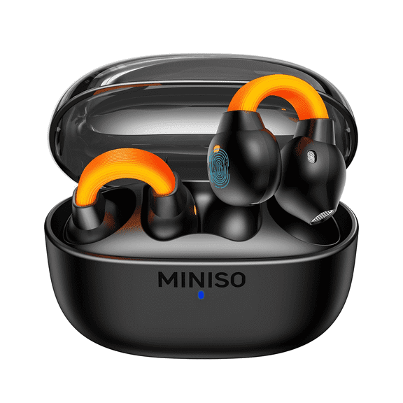 MINISO MS191  Wireless Headphones Real Time AI Translator  Clip-On Earbuds Support 134 Languages Translation