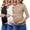 Black/White/Khaki, variant on Weardear 3 Pack Maternity Shirts Ruched Side Long Sleeve Pregnancy Basic T-Shirt Casual Round Neck Pregnant Tops