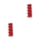 thumbnail image 4 of Soporte para tacos Naiovety tipo plástico en forma de onda 2piezas Rojo, 4 of 6
