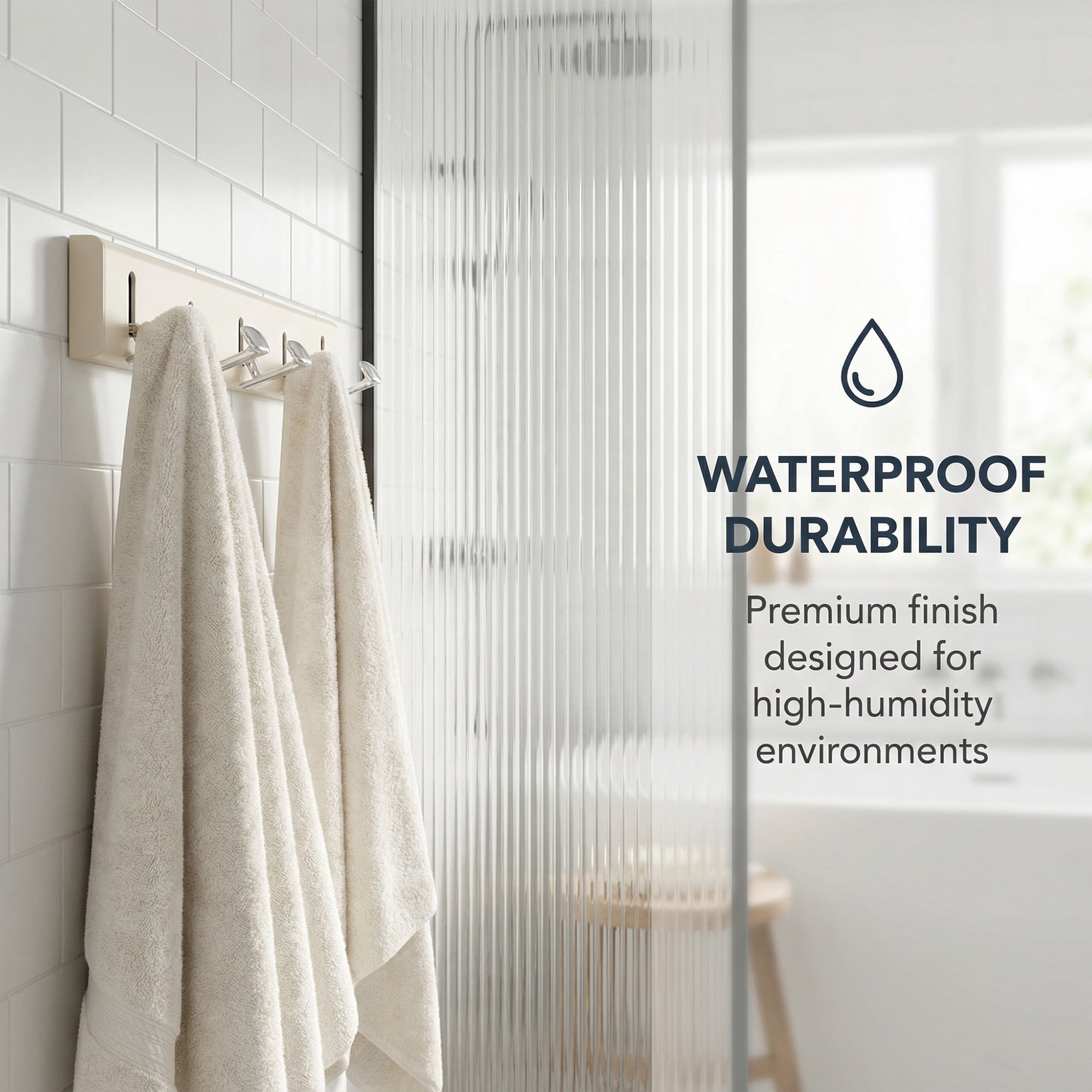 Unique Bargains Coat Rack Wall Mount Aluminum Hook for Entryway Milk White 14.2"x2.2"