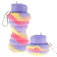 thumbnail image 2 of Bouteille d'Eau Pliable 600 ml Bouteille d'Eau de Voyage en Silicone avec Paille Bouteille d'Eau de Sport Portable Étanche Sans BPA Bouteille d'Eau Réutilisable pour Voyage Gym Camping Randonnée, 2 of 10