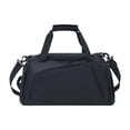 thumbnail image 2 of Bolsa de lona de viaje Bolsa de gimnasia con compartimentos de zapatos portátiles para hombres Bolsa deportiva de mochila para hombres para fitness Negro, 2 of 8