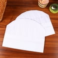 Weiweiguan 12pcs Kids Paper Chef Hats Role Play White Chef Caps Small