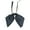 Black, variant on Women Adjustable Neck Strap Length Plain Color Double Layer Solid Color Bow Tie Beige One Size