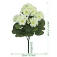 thumbnail image 3 of Hmgxay Artificial Hydrangeas, Simulation Decorative Flowers for Indoor/Outdoor Arrangement, Faux Hydrangea Blooming Plants for Home and Garden Decor, 3 of 6