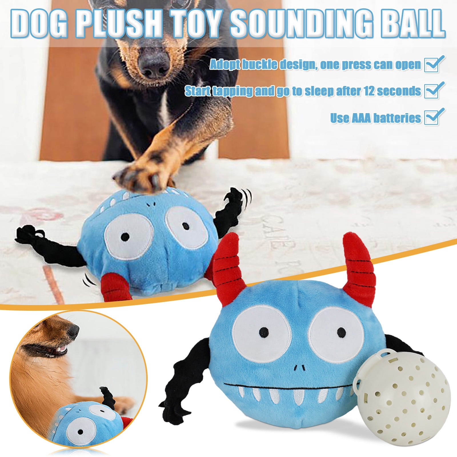 Pet Accessories Clearance Pet Supplies Dog Toys Sound Vibration Electric  Ball Dog Scratch Bounce , - Walmart.com
