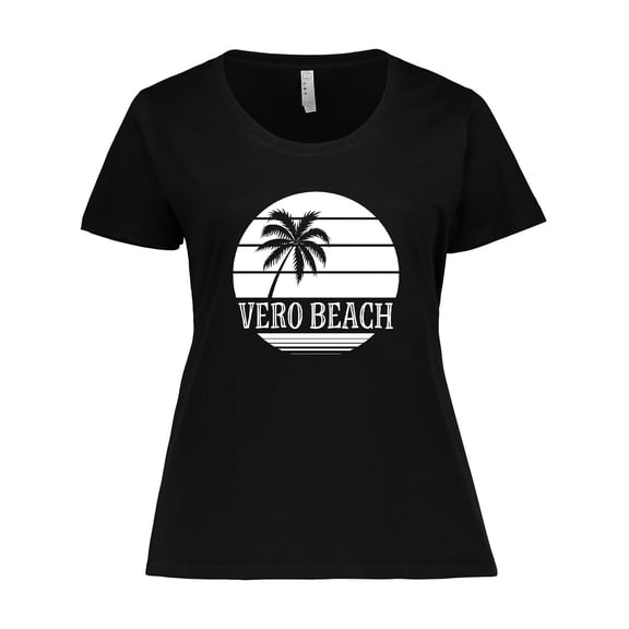 Inktastic Vero Beach Florida Vacation Women's Plus Size T-Shirt
