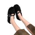 thumbnail image 3 of Domuza Mary Jane Shoes Women Slip on Dressy Ballet Shoes for Women 2026 New Fashion Non-Slip Flats for School Formal Walking Black 7.5（EU-39）, 3 of 4