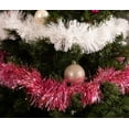 thumbnail image 5 of Love It! Products 25 Ft. Extra Thick & Luch Long Seasonal Holiday Tinsel Garland 2 Strand Pack each 7.62 meters (25 ft) Long ? 50 Ft. total. Color: Pink, 5 of 5