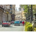 thumbnail image 2 of Frank, Assaf 24x19 White Modern Wood Framed Museum Art Print Titled - Vintage cars on Havana street, Cuba, 2 of 4