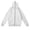 White, variant on hoksml Zip Up Hoodie Solid Loose Sweatshirt Jacket for Daily Outdoor Casual Wear Everyday Comfort