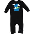 thumbnail image 2 of Inktastic 1st Birthday Airplane Pilot 1 Year Boys Baby Romper Coveralls, 2 of 4