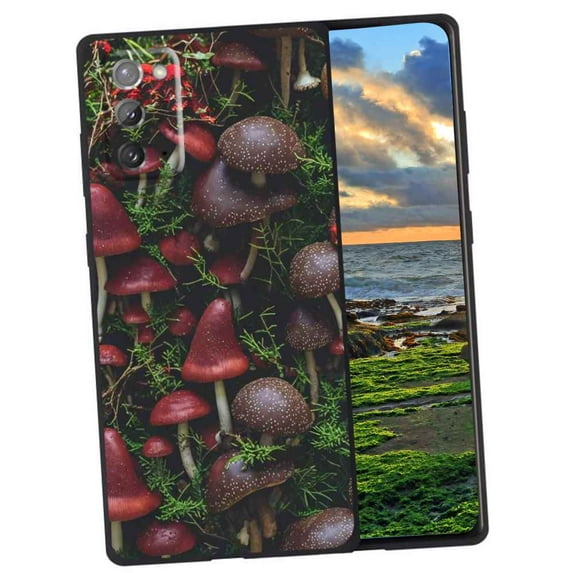 Compatible with Samsung Galaxy Note 20 5G Phone Case, Mushrooms-Shrooms-Cottagecore-1 Case Silicone Protective for Teen Girl Boy Case for Samsung Galaxy Note 20 5G