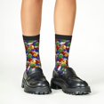 thumbnail image 4 of Honeii Bowling Colorful Print Children's Colorful Socks,Unisex Kids and Toddlers' Cushioned Sock,Kids Athletic Crew Socks,for Everyday Wear and Sports, 4 of 5