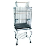 Ymlgroup 20" Open Top Parrot Cage With Stand