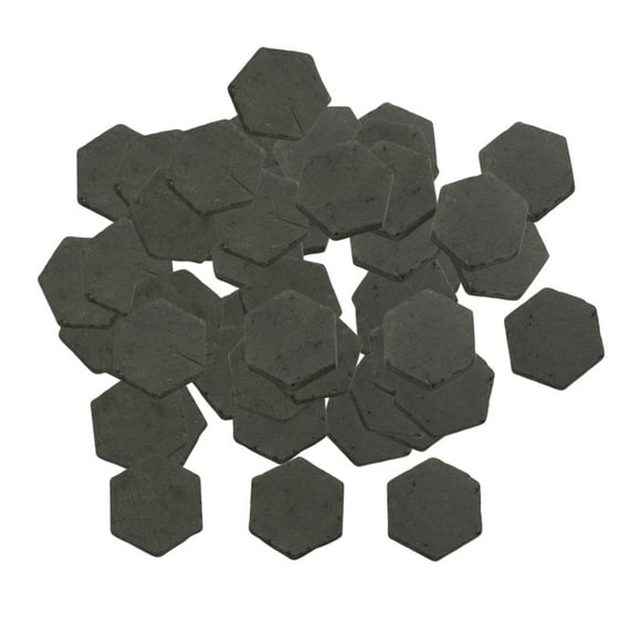 Modelo a ladrillos de arcilla de cerámica en miniatura Perfecl 1:16 40 piezas hexágono gris