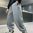 thumbnail image 4 of Boys Pants Jogger With Elastic Cuffs Stylish Athletic Sweatpants Casual Trousers, 4 of 8