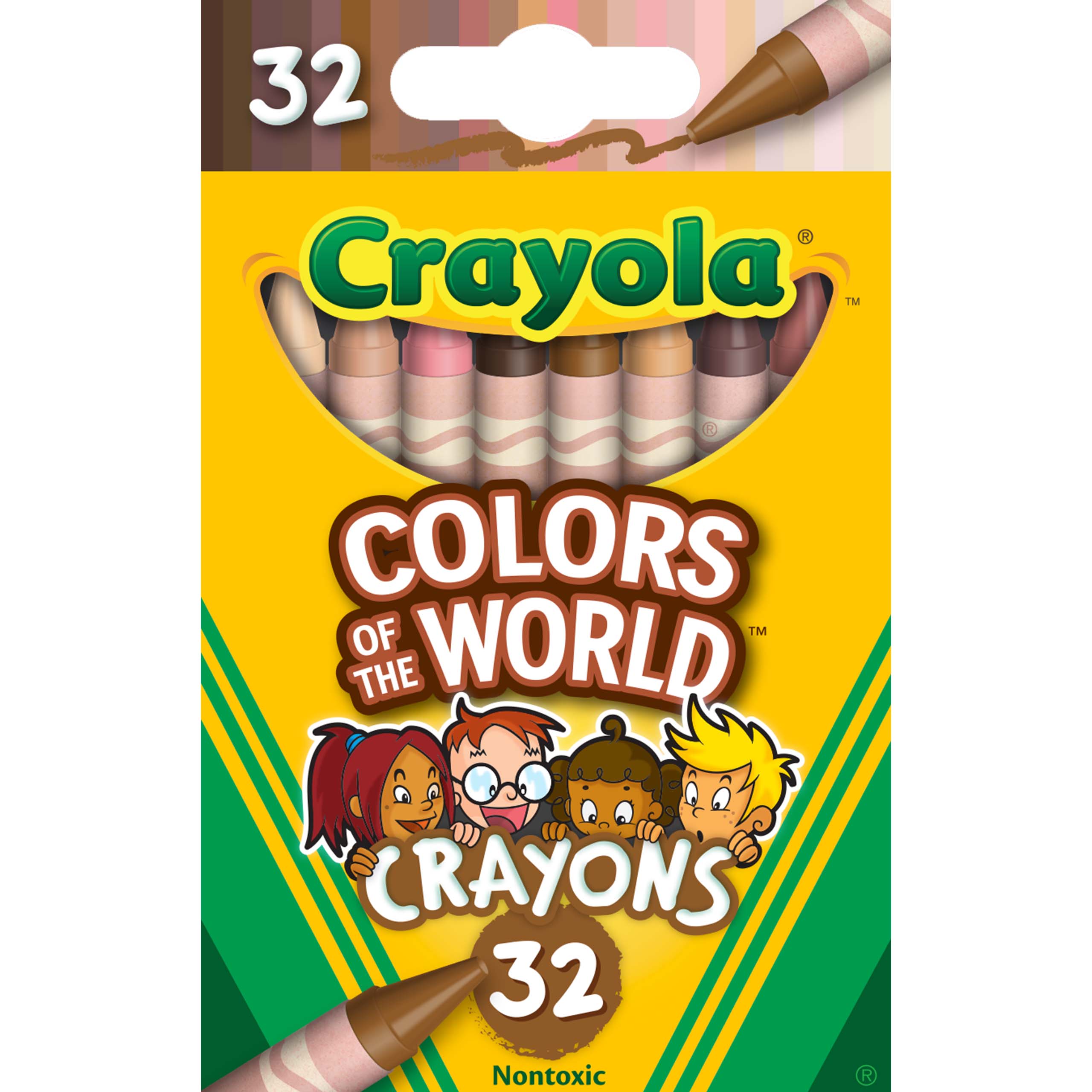 Crayola Colors of the World Skin Tone Crayons, 32 Ct, Back to School Supplies, Unisex Child - image 3 of 6