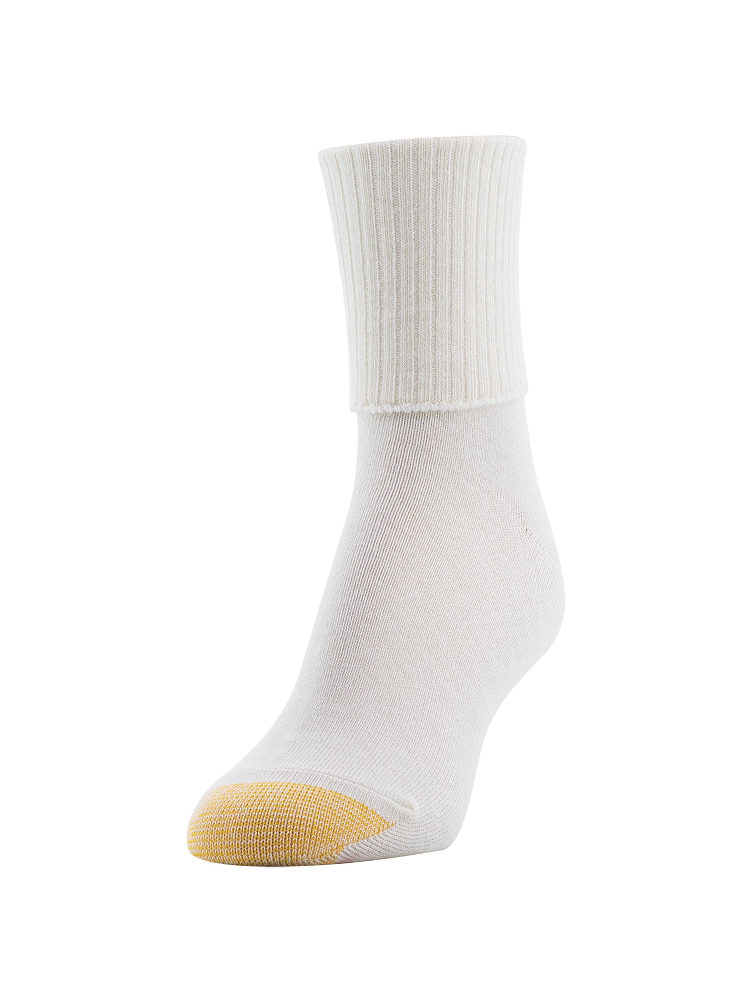 Goldtoe Edition Womens Classic Turn Cuff Socks, 6 Pairs