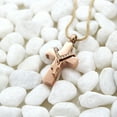 thumbnail image 2 of Premium Rose Gold Collet Cross Ashes Container Portable Cremation Jewelry Memorial Necklace Cremation Urn Neckalce for Ashes, 2 of 6