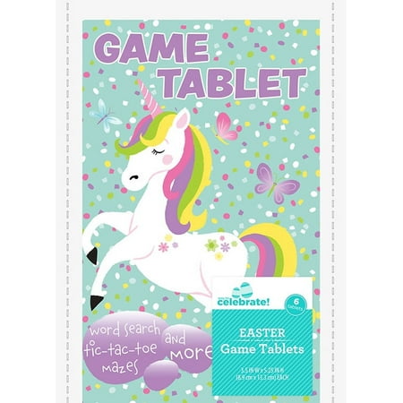 Bendon Publishing Unicorn 6pk Game Tab