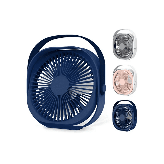Portátil Recargable Ventilador De Escritorio,diámetro 20cm Xtellar azul