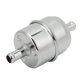 thumbnail image 1 of 3/8" Inline High Flow Fuel Filter Hose 9746 Chrome Universal Replacement for Chevrolet, 1 of 2