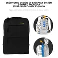 thumbnail image 4 of Travel Laptop Backpack, Large Business Carry Backpack with Crossbody and Coin Purse, Durable College Bag Three Piece Set, 4 of 9