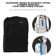 thumbnail image 4 of Mochila de viaje para portátil, mochila grande para hombre y mujer, mochila de negocios de 17 pulgadas con bandolera y monedero, mochila universitaria resistente de tres piezas., 4 of 9