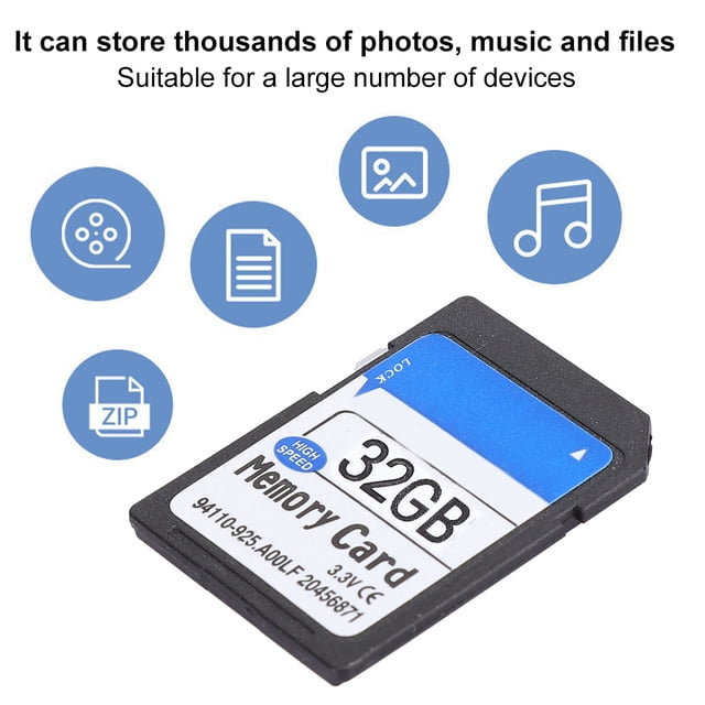 Tarjeta De Memoria 64G Para Pro, Almacenamiento De Millas De Fotos Y Archivos De Música, Adecuada Para Máquina De Juegos SLR Con Cámara MP3 MP4