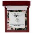 thumbnail image 4 of To My Wife Our Story Infinity Knot Necklace Message Card, 4 of 7