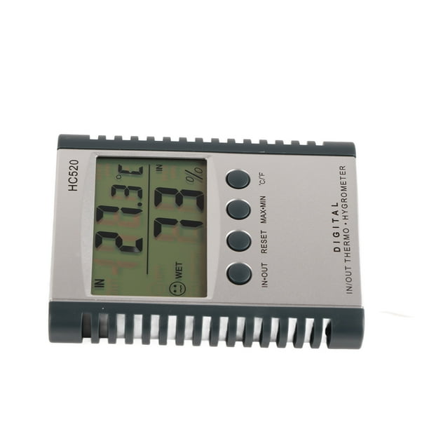 Termómetro Digital LCD De Temperatura, Higrómetro, Medidor Digital De Temperatura Y Humedad Para Interiores Y Exteriores