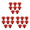 thumbnail image 2 of ZheElen Decorative And Easy-to-install Flower Pulls Knobs For Unique Touch Wide Range red 3Set, 2 of 6