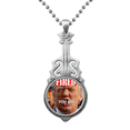 thumbnail image 1 of Interesting American Great Angry Image Pendant Jewelry Music Guitar Torque Hangtag, 1 of 3