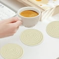 thumbnail image 5 of Round Placemats Set of 6 - Washable Woven Non-Slip Round Table Mats,4.33in-Inch Heat Resistant Table Placemats, 5 of 7