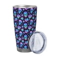 thumbnail image 2 of Fotbe Skull flower funny Pattern 20 oz Tumbler Stainless Steel Vacuum Insulated Coffee Ice Cup Double Wall Travel Flask Leak-proof Coffee Cup-Without Straw, 2 of 8