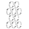 thumbnail image 5 of 10Pack 12cm Circular Tart Rings with Holes Stainless Steel Fruit Pie Quiches Cake Mousse Mold Kitche, 5 of 5