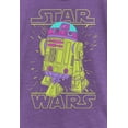 thumbnail image 5 of Girl's Star Wars R2-D2 Lines  Graphic Tee Purple Berry Medium, 5 of 6