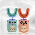thumbnail image 3 of Electric U-shape Children's Toothbrush Rechargeable Portable Toothbrush For Boys Girls, 3 of 5