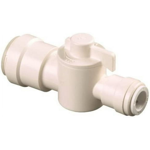 Watts Shut-Off Valve Quick-Connect, Straight 1/2 " X 1/4 " Bagged