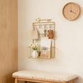 thumbnail image 4 of Key Holder Wall Mount - Metal Key Organizer with Hooks - Entryway, Kitchen, or Office Key Storage Solution, 4 of 6